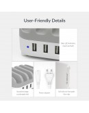 Orico зарядна станция за мобилни устройства Charger Station 220V - 5 x USB 40W White - DUK-5P-EU-WH