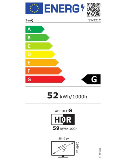 Монитор BenQ SW321C 32 IPS, 5ms (GtG), 3840x2160 4K, Photo