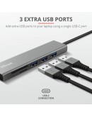 TRUST Halyx Fast USB-C Hub & Card Reader