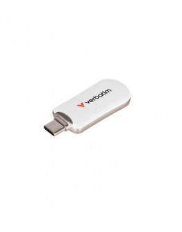 Verbatim Plectra USB-C Flash Drive White 128GB