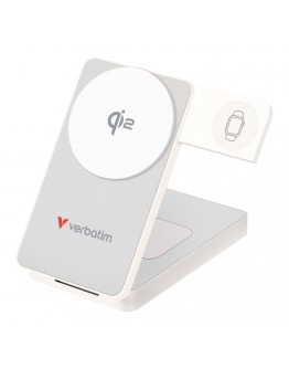 Verbatim Foldable 3-in-1 Qi2 Magnetic Wireless Pow