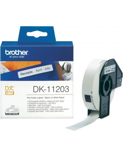 Brother DK-11203 File Folder Labels