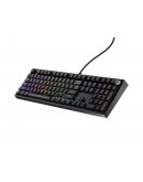 Genesis Mechanical Gaming Keyboard Thor 404 Black RGB Backlight Gateron Yellow Pro