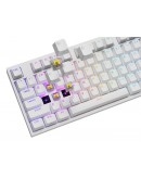 Genesis Mechanical Gaming Keyboard Thor 404 White RGB Backlight Gateron Yellow Pro
