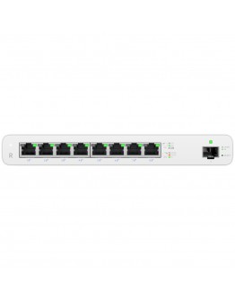 (8) GbE RJ45 ports with 27V passive PoE output