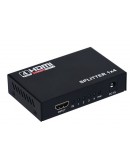 Сплитер от HDMI към 4 HDMI , със захранване, DeTech - 18263