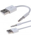 Кабел USB - 3.5mm Аудио, 10см  - 18238