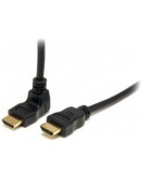 Кабел DeTech HDMI - HDMI M/М, 1.5м, С ъглова глава - 18134