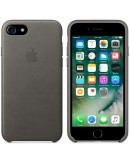 Apple iPhone 7 Leather Case - Storm Gray