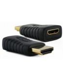 Преходник DeTech HDMI M към HDMI mini F, Черен - 17128