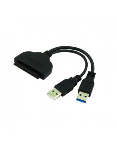 Преходник, No brand, USB 3.0 към SATA, Черен - 18295