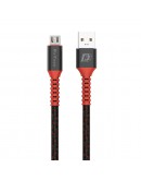 Кабел за данни DeTech DE-C25M, Micro USB, 1.0m, Черен - 40106