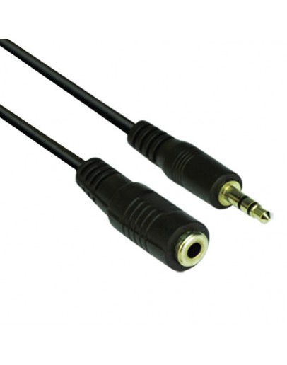 VCom Аудио Кабел 3.5mm Stereo M / F - CV202-5m