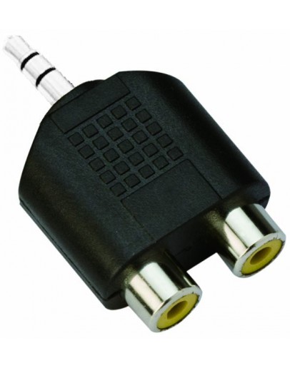 VCom Адаптер Adapter 3.5mm Stereo M / 2x RCA F - CA501