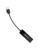 Orico адаптер USB3.0 to LAN Gigabit 1000Mbps black - UTJ-U3