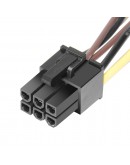 Makki Адаптер Adapter 2xMolex to 6pin PCI-E VGA - MAKKI-CE313-0.15m