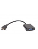 VCom Адаптер Adapter HDMI M to VGA F - CG591-B-0.15m