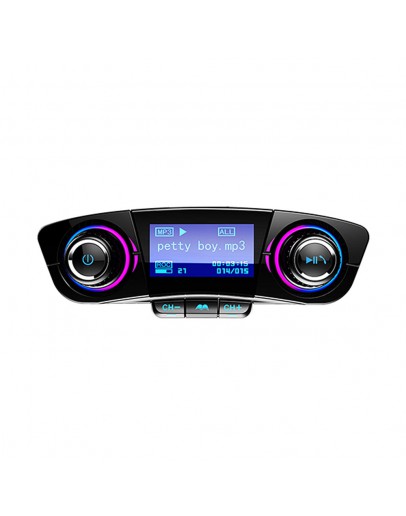 FM Трансмитер Earldom ET-M60, Bluetooth, USB, 5V/2.0A, Черен – 17384