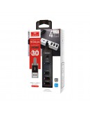 USB хъб Earldom ET-HUB07, USB 3.0, 4 Порта, Черен - 40172