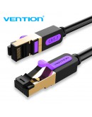 Vention Кабел LAN SSTP Cat.7 Patch Cable - 2M Black 10Gbps - ICDBH