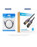 Vention Кабел LAN SSTP Cat.7 Patch Cable - 2M Black 10Gbps - ICDBH