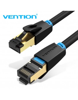 Vention Кабел LAN SFTP Cat.8 Patch Cable - 0.5M Black 40Gbps - IKABD