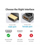 Vention Адаптер Adapter HDMI Right Angle 270 Degree M/F - AINB0