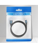 Vention Кабел USB 3.1 Type-C / USB 2.0 AM - 0.5M Black 5A Fast Charge - CORBD