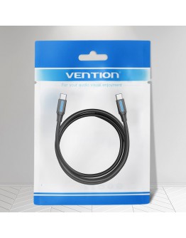 Vention Кабел USB 2.0 Type-C to Type-C - 1.5M Black 5A Fast Charge - COTBG