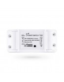 Смарт превключвател No brand PST-WF-S1, 1 канал, 220V, 10A, Wi-Fi, Tuya Smart, Бял - 91019