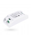 Смарт превключвател No brand PST-WF-S1, 1 канал, 220V, 10A, Wi-Fi, Tuya Smart, Бял - 91019