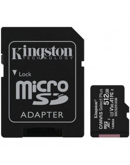Kingston 512GB micSDXC Canvas Select Plus 100R A1
