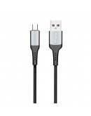 Кабел за данни DeTech DE-43M3, Micro USB, 3.0m, Черен - 40262