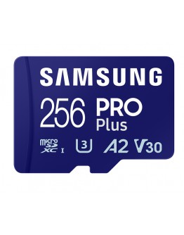 Samsung 256GB micro SD Card PRO Plus with Adapter,