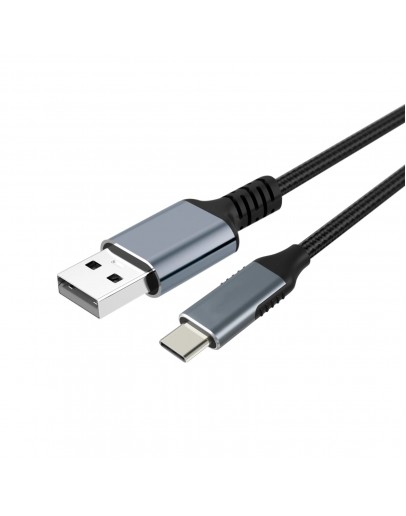 VCom Кабел USB 3.1 Micro type C / USB 2.0 AM Black - CU405M-1.8m