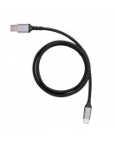 VCom Кабел USB 3.1 Micro type C / USB 2.0 AM Black - CU405M-1.8m