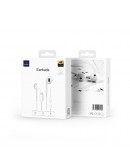 Слушалки за мобилни устройства WiWu Earbuds 302, Lightning, Mикрофон, Бял - 20732