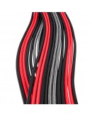 1stPlayer комплект удължителни кабели Custom Modding Cable Kit Black/Red/Gray - ATX24P, EPS, PCI-e - BRG-001