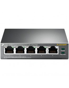 TP-LINK TL-SG1005P 5-Port Gigabit Desktop Switch