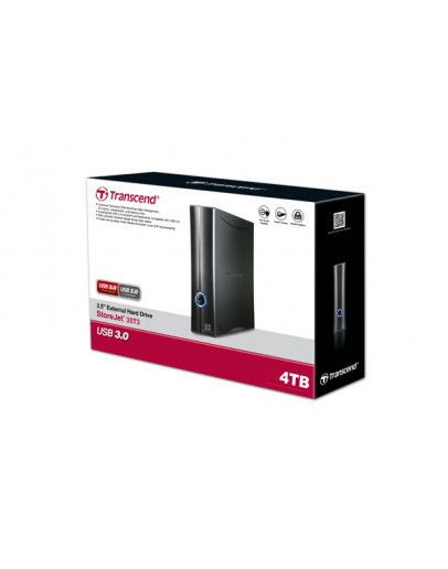 Transcend 4TB StoreJet 3.5 T3, Portable HDD, USB 3