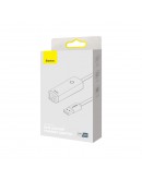 Мрежов адаптер Baseus Lite, USB към RJ45, 1000Mbps, Сив - 40392