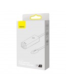 Мрежов адаптер Baseus Lite, Type-C към RJ45, 1000Mbps, Черен - 40387