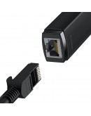 Мрежов адаптер Baseus Lite, Type-C към RJ45, 1000Mbps, Черен - 40387