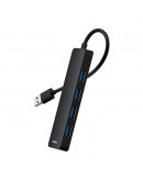 USB хъб Baseus UltraJoy, 4 Порта, USB към 4xUSB 3.0, 0.15m, Черен - 12073