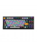 Marvo механична клавиатура Gaming Mechanical Keyboard KG980-B - RGB, Blue switches, TKL