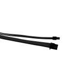 1stPlayer комплект удължителни кабели Custom Modding Cable Kit Dark Black - ATX24P, EPS, PCI-e - BK-001