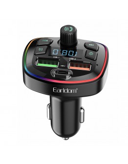 FM Трансмитер Earldom ET-M71, Bluetooth, USB, 3.1A, Черен – 17721