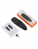 Универсално дистанционно No brand G10, Air mouse, USB 2.4GHz, Микрофон, IR програмируемо, Черен - 13051