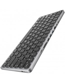 AXAGON HMC-KB keyboard USB-C 5Gbps with HUB,