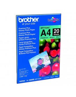 Brother BP71GA4 Premium Plus Glossy Photo Paper 20
